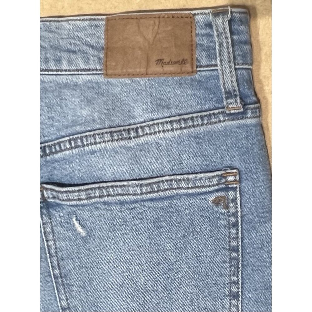 Madewell Women 27 the perfect vintage straight jeans Denman Wash Distressed - Picture 16 of 16